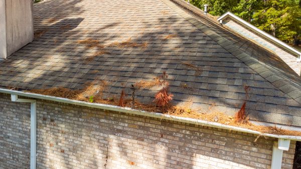 Gutter Pine Needle Removal in Chico